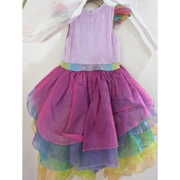NWT Member's Mark Girl's Unicorn Costume With Wings and Head Accessory Sz S 4-6 - Picture 5 of 5